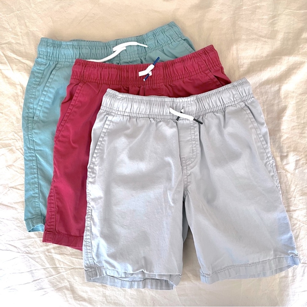 Boy’s Pull-On Woven Short Set of 3 - Size Small